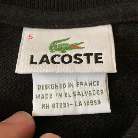 Lacoste Black Polo! - Picture 2 of 4